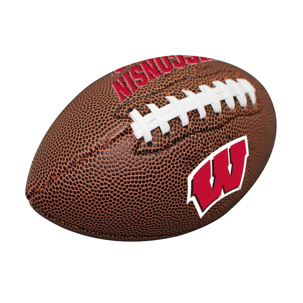 Logo Brands Wisconsin Mini Size Composite Football 244-93MC-1 - main